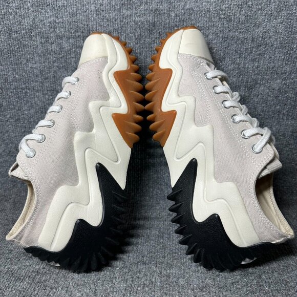 Converse Run Star Motion CX Platform Shoes Desert Sand Canvas Low Size M8 W9.5 - Picture 6 of 9